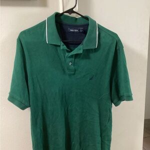 Nautica Men's Polo Shirt in Rich Green